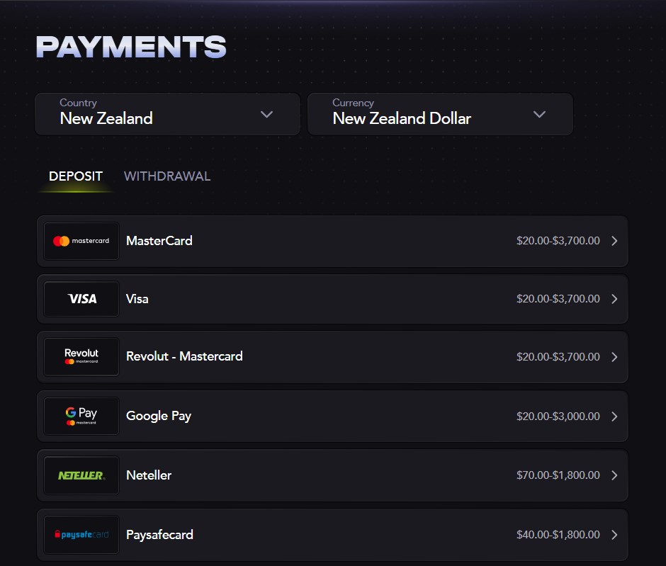 MadCasino Payments